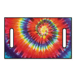 Colorful Hippie Tie Dye Print Golf Cart Seat Cover