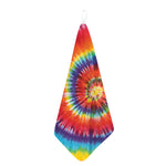 Colorful Hippie Tie Dye Print Hand Towel