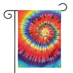 Colorful Hippie Tie Dye Print House Flag