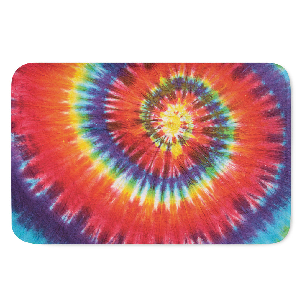 Colorful Hippie Tie Dye Print Indoor Door Mat