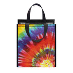 Colorful Hippie Tie Dye Print Insulated Lunch Tote