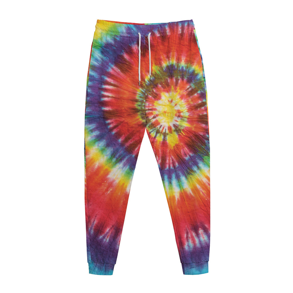 Colorful Hippie Tie Dye Print Jogger Pants