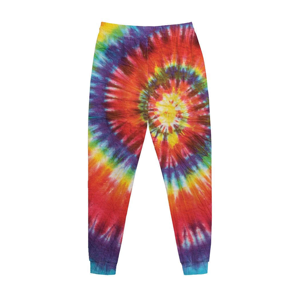 Colorful Hippie Tie Dye Print Jogger Pants