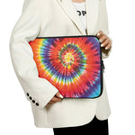 Colorful Hippie Tie Dye Print Laptop Sleeve