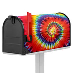 Colorful Hippie Tie Dye Print Mailbox Cover