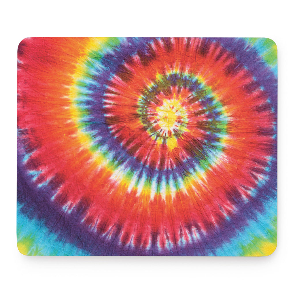 Colorful Hippie Tie Dye Print Mouse Pad