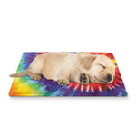 Colorful Hippie Tie Dye Print Pet Cooling Mat Cover