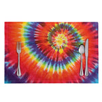 Colorful Hippie Tie Dye Print Placemat