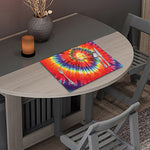 Colorful Hippie Tie Dye Print Placemat