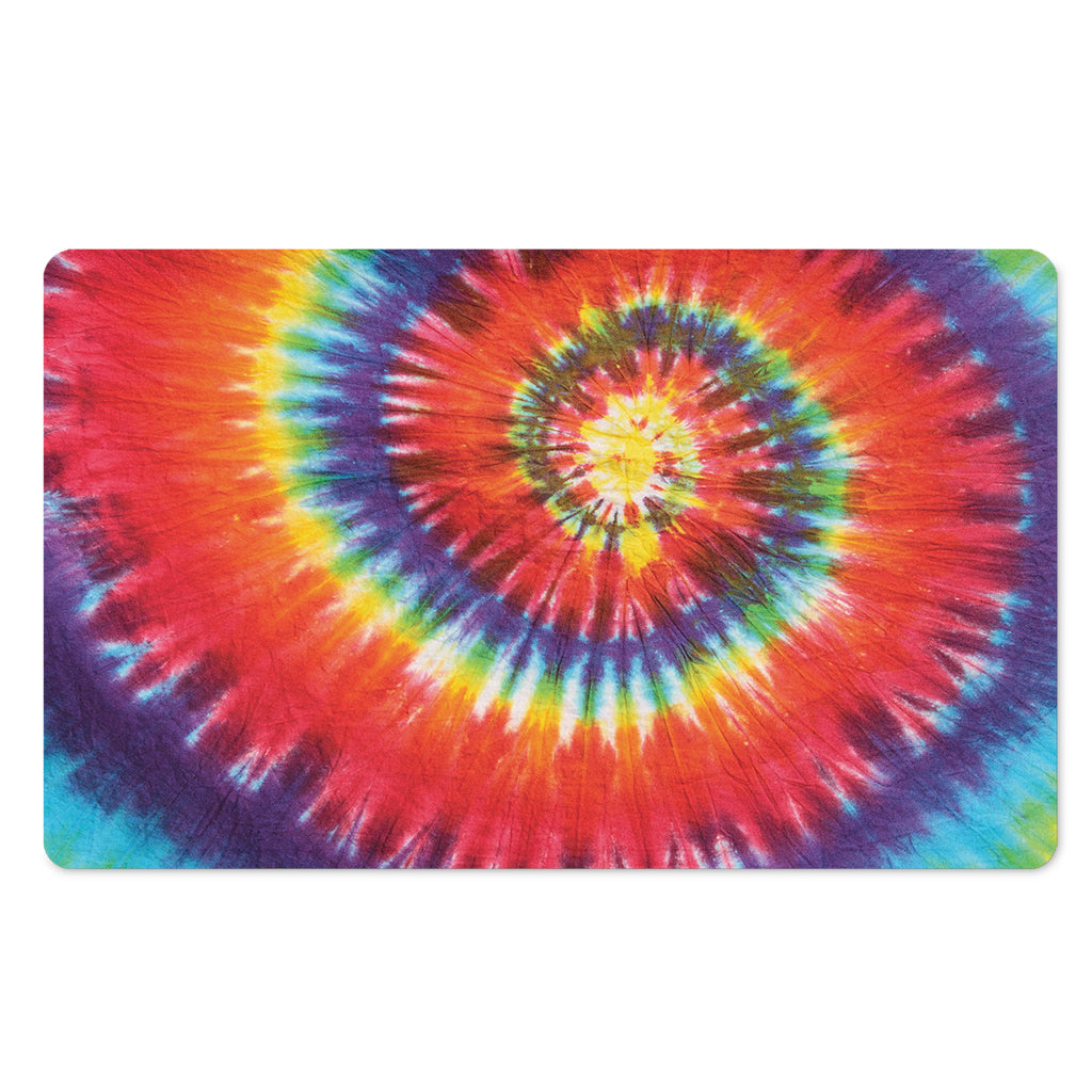 Colorful Hippie Tie Dye Print Polyester Doormat