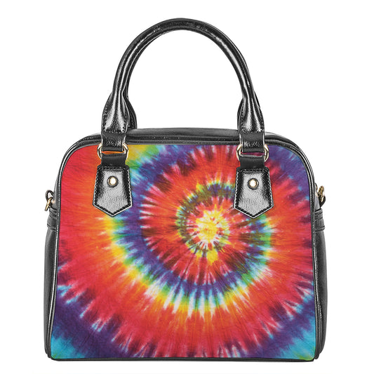 Colorful Hippie Tie Dye Print Shoulder Handbag