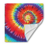 Colorful Hippie Tie Dye Print Silk Bandana