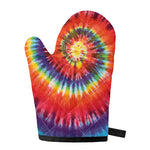 Colorful Hippie Tie Dye Print Single Oven Mitt
