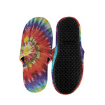 Colorful Hippie Tie Dye Print Slippers