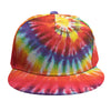 Colorful Hippie Tie Dye Print Snapback Cap