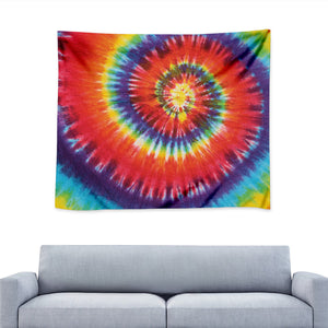 Colorful Hippie Tie Dye Print Tapestry