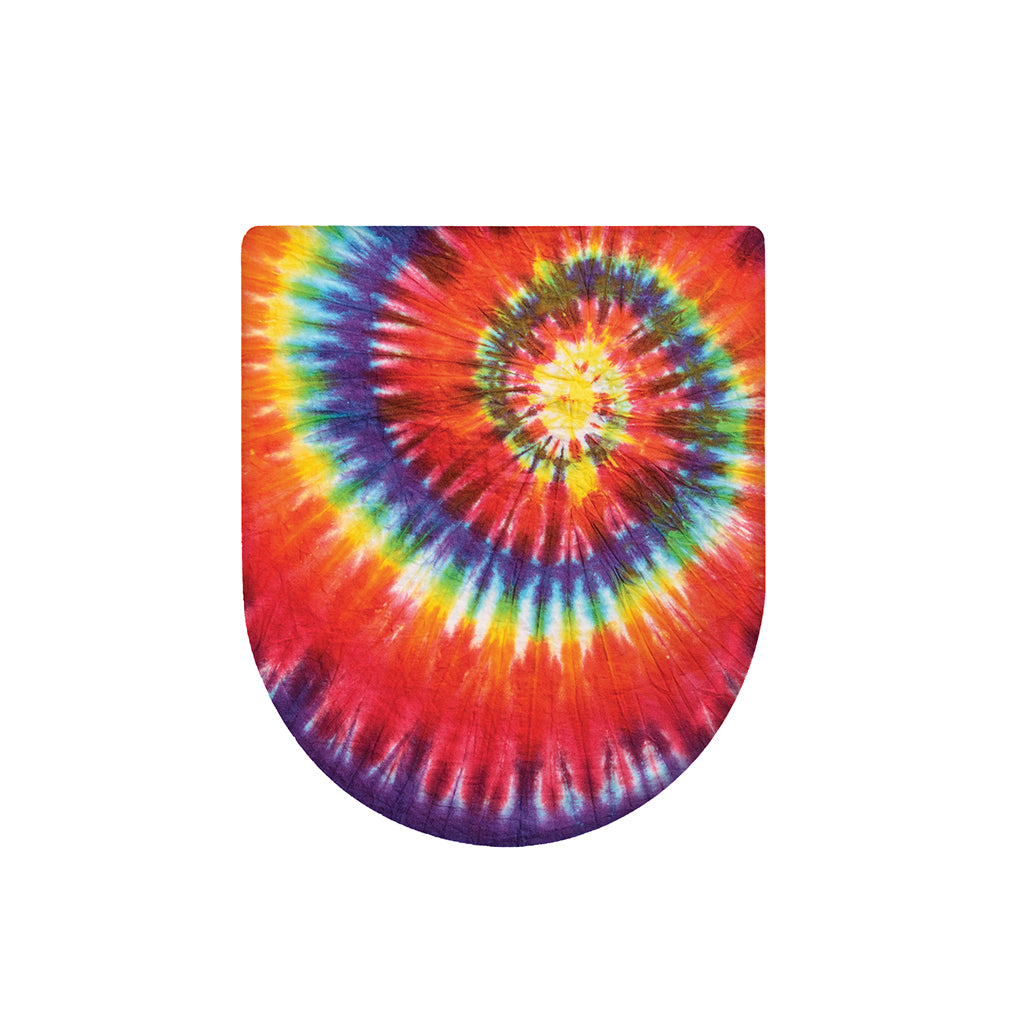 Colorful Hippie Tie Dye Print Toilet Lid Cover