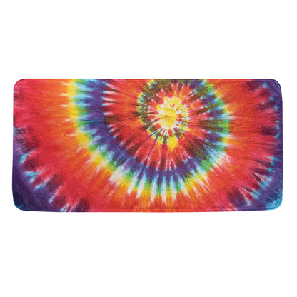 Colorful Hippie Tie Dye Print Towel