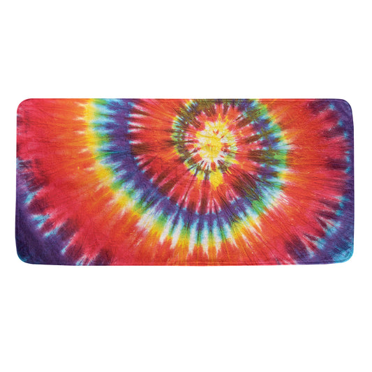 Colorful Hippie Tie Dye Print Towel