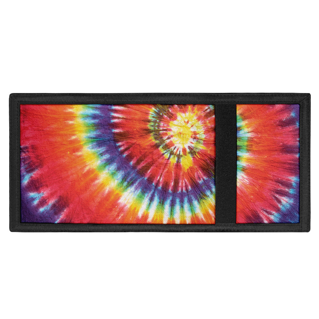 Colorful Hippie Tie Dye Print Trifold Wallet