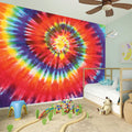 Colorful Hippie Tie Dye Print Wall Sticker