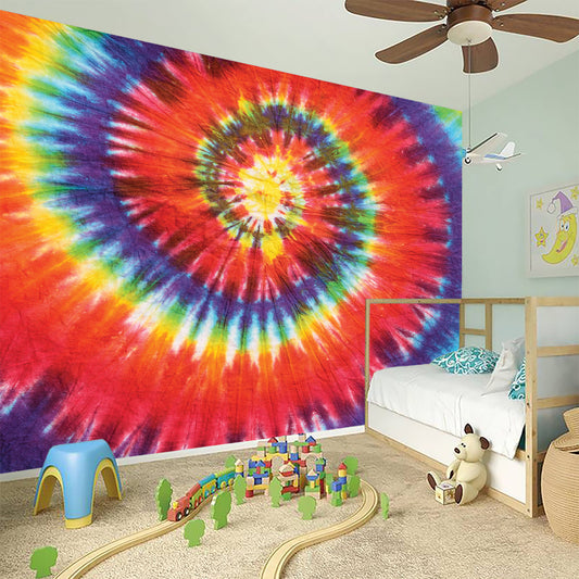 Colorful Hippie Tie Dye Print Wall Sticker