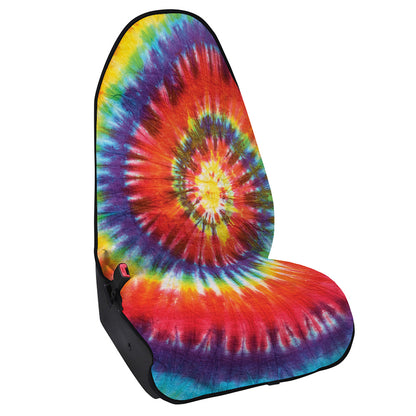 Colorful Hippie Tie Dye Print Waterproof Car Seat Cover