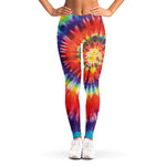 Colorful Hippie Tie Dye Print Women's Leggings