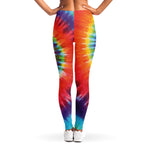 Colorful Hippie Tie Dye Print Women's Leggings