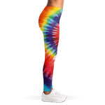 Colorful Hippie Tie Dye Print Women's Leggings