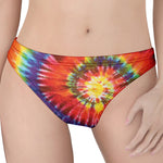 Colorful Hippie Tie Dye Print Women's Thong