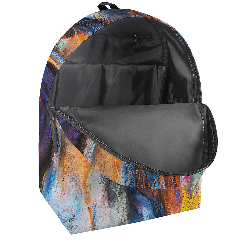 Colorful Horse Painting Print Backpack