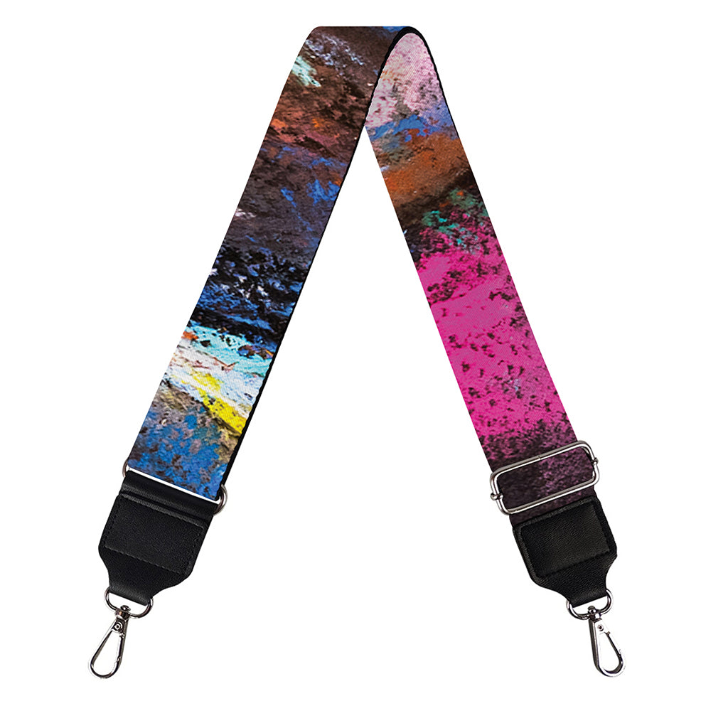 Colorful Horse Painting Print Bag Strap