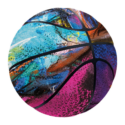 Colorful Horse Painting Print Basketball
