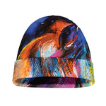 Colorful Horse Painting Print Beanie