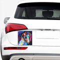 Colorful Horse Painting Print Car Sticker