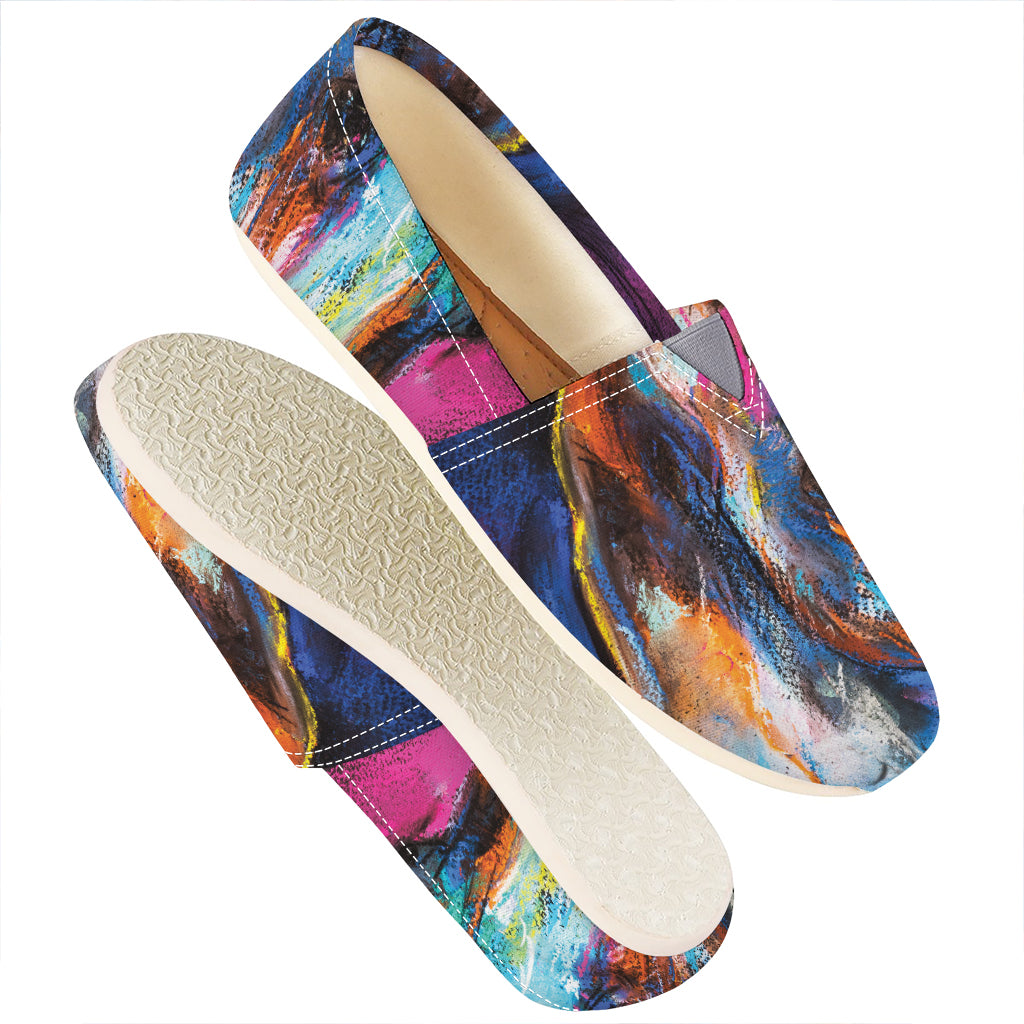 Colorful Horse Painting Print Casual Shoes