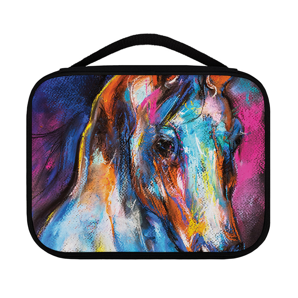 Colorful Horse Painting Print Classic Bible Case