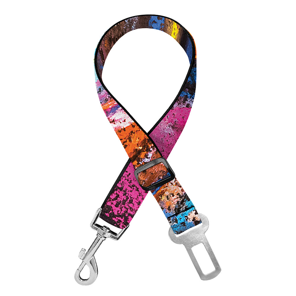Colorful Horse Painting Print Dog Seat Belt