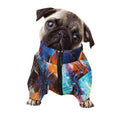 Colorful Horse Painting Print Dog Zip Up Jacket