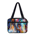 Colorful Horse Painting Print Double Strap Bible Bag