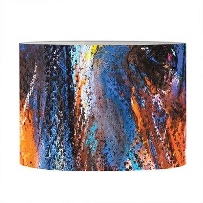 Colorful Horse Painting Print Drum Lamp Shade