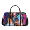 Colorful Horse Painting Print Duffel Bag