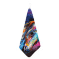 Colorful Horse Painting Print Hand Towel
