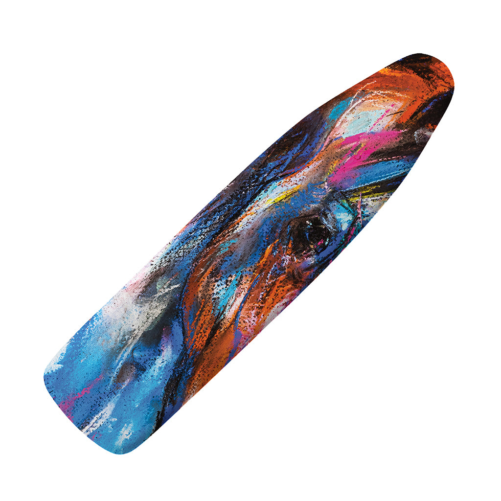 Colorful Horse Painting Print Ironing Board Cover