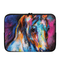 Colorful Horse Painting Print Laptop Sleeve