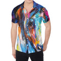 Colorful Horse Painting Print Men's Shirt