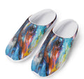 Colorful Horse Painting Print Mesh Casual Shoes