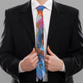 Colorful Horse Painting Print Necktie