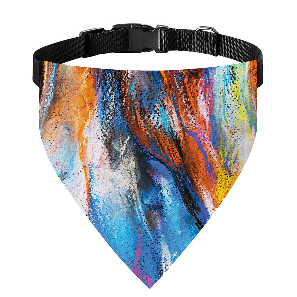 Colorful Horse Painting Print Over The Collar Dog Bandana
